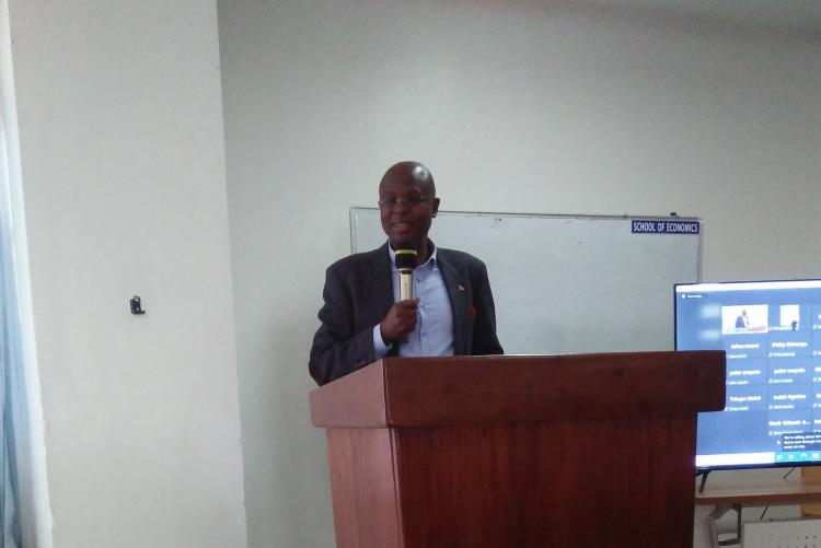 dr. ombongi giving the opening remarks