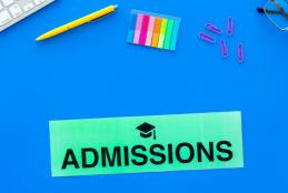 Admission and orientation for first year students